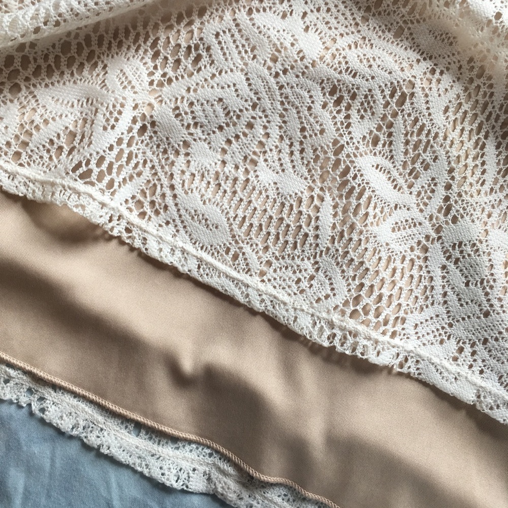 DONATED Speechless Small Ivory Lace Dress bridal shower - Picture 7 of 10